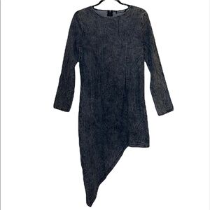 Rom Studio Collection Gray Long Sleeve Dress Sz
